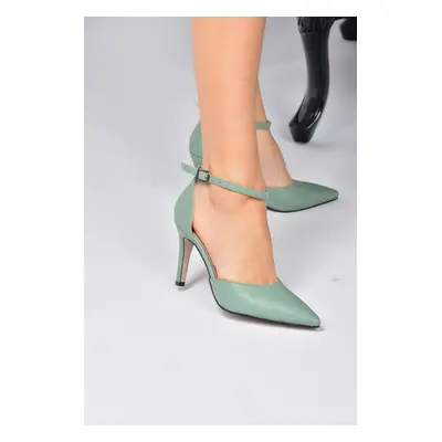 Fox Shoes Women's Green Heeled Shoes