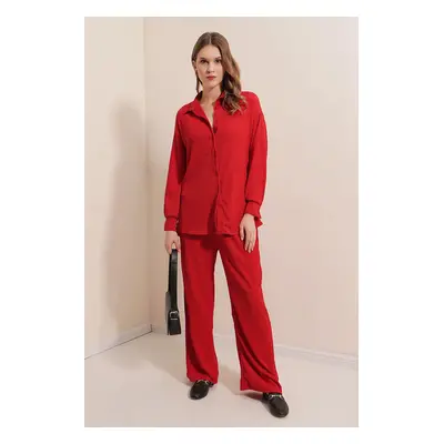 Bigdart Knitted Double Suite - Red