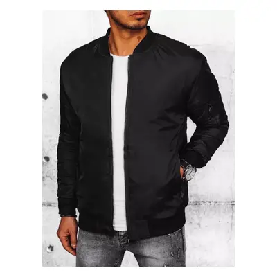 Pánská bunda bomber jacket černá Dstreet