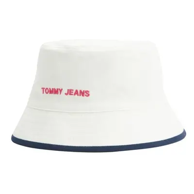 Tommy Jeans Hat - TJW ITEM REVERSIBLE BUCKET HAT white