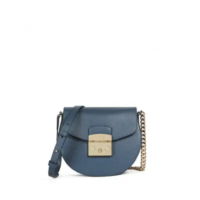 Furla Handbag - METROPOLIS MINI CROSSBODY ROUND - ARES blue