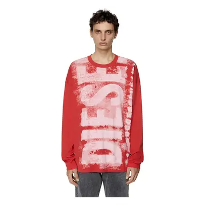 Diesel T-shirt - T-WASRIB T-SHIRT red