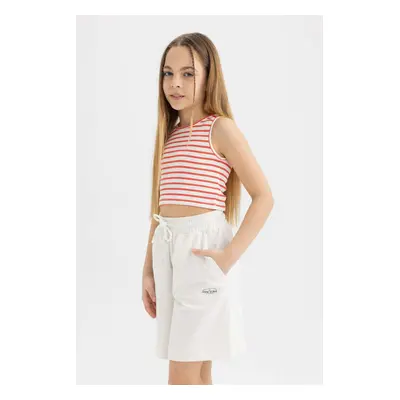 DEFACTO Girl Sweatshirt Fabric Shorts