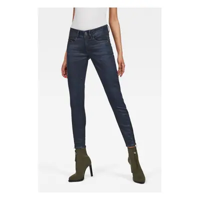 Jeans - G-STAR Lynn Zip Mid Skinny Ankle Wmn NEW Dark Blue