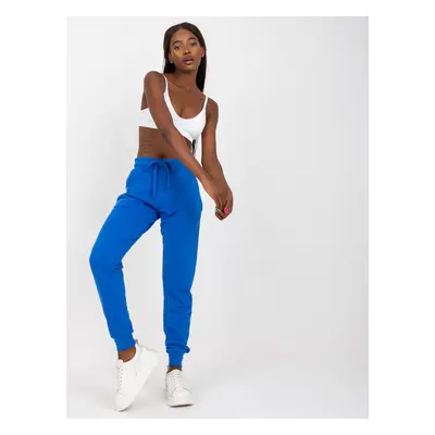 Cobalt classic basic tied sweatpants