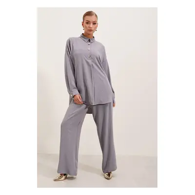 Bigdart Oversize Two Piece Set - Gray