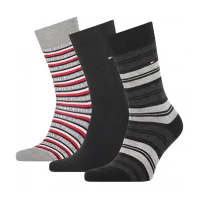 Tommy Hilfiger Socks - TH MEN SOCK 3P GIFTBOX TOMMY black