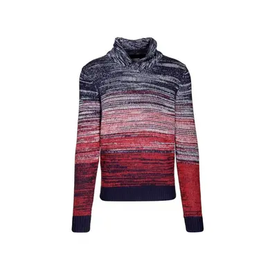 Tommy Hilfiger Sweater - ETON SHAWL-NK CF dark blue-red