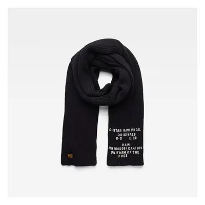 G-STAR Scarf - Effo Scarf Text black