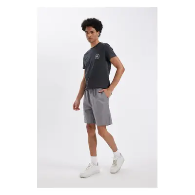 DEFACTO Relax Fit Gabardine Bermuda Shorts