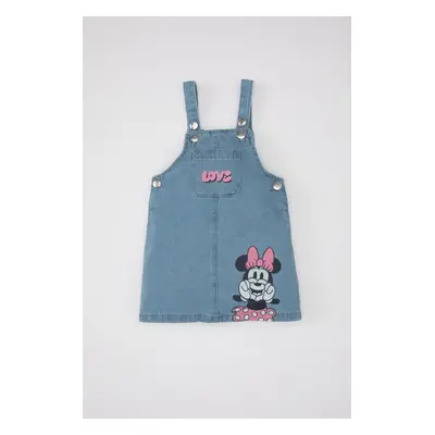 DEFACTO Baby Girl Disney Mickey & Minnie Strap Jean Dress