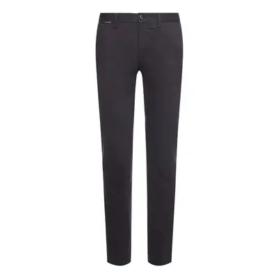 Tommy Hilfiger Trousers - DENTON CHINO COTTON MINI PRINT dark grey