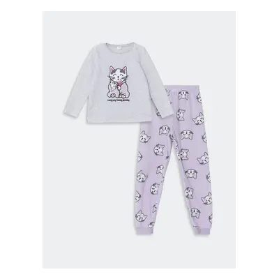 LC Waikiki Crew Neck Polar Fleece Girls Pajama Set