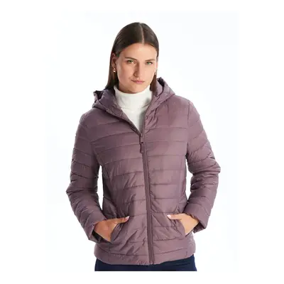 LC Waikiki Women's Hooded Plain Puffer Coat