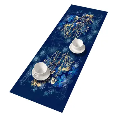 Bertoni Home Unisex's Table Runner Midnight Navy Blue