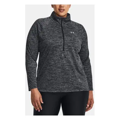 Under Armour Tričko UA Tech 1/2 Zip - Twist&-BLK - Dámské