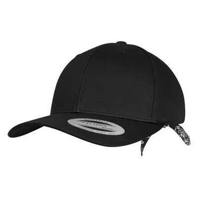 Zakřivená bandana kravata Snapback blk/blk