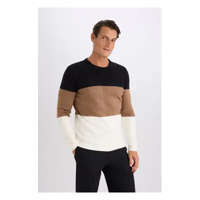 DEFACTO Standard Fit Crew Neck Knitwear Sweater