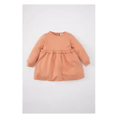 DEFACTO Baby Girl Long Sleeve Basic Dress