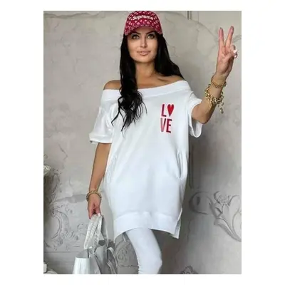 White tunic By o la la axp0784. R01