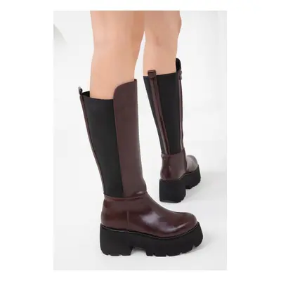 Soho Claret Red Women's Boots