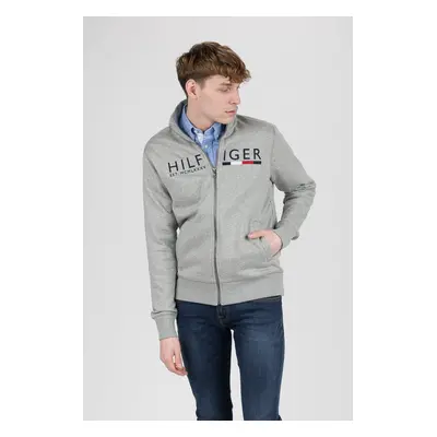 Tommy Hilfiger Sweatshirt - IM HILFIGER LOGO ZIP THROUGH grey