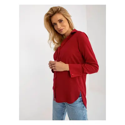 Shirt-LK-KS-508148.12P-burgundy