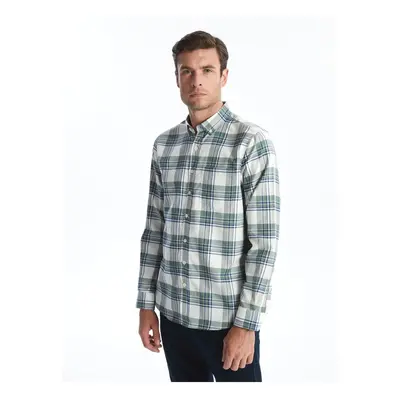 LC Waikiki Regular Fit Long Sleeve Plaid Men's Shirt