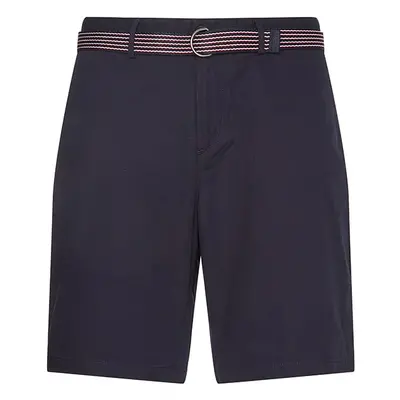 Tommy Hilfiger Shorts - HARLEM SHORT L.TWILL BELT blue