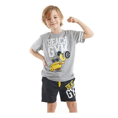 Denokids Beach Gym Boys T-shirt Shorts Set