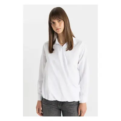 DEFACTO Poplin Long Sleeve Shirt Tunic