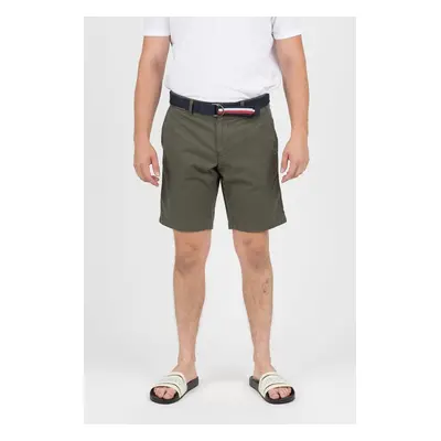 Shorts - TOMMY HILFIGER BROOKLYN SHORT LIGHT TWILL BELT green