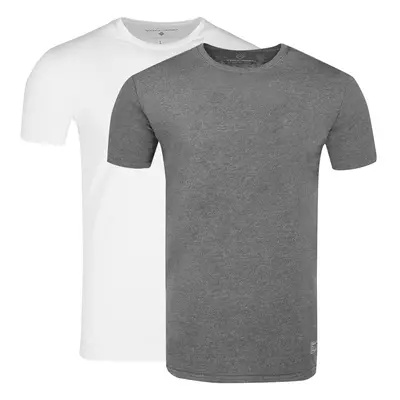 Volcano Man's 2Pack T-Shirt T-Clone White/Grey Melange