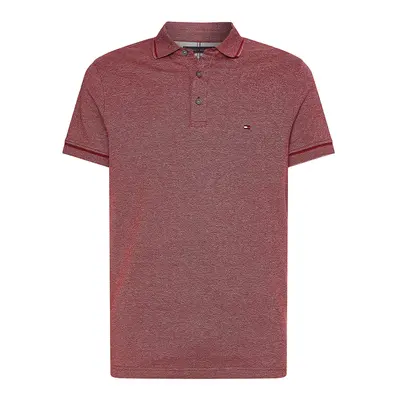 Tommy Hilfiger Polo shirt - MOULINE TIPPED SLIM POLO red