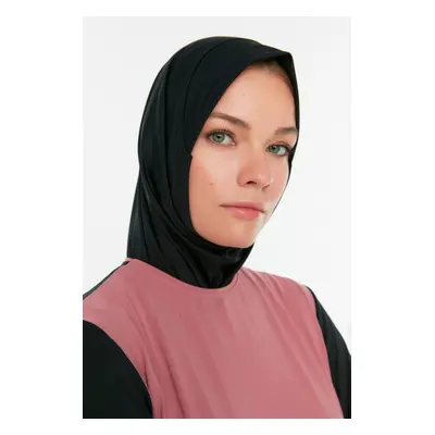 Trendyol Black Shawl Look Woven Bonnet