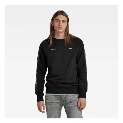 G-STAR Sweatshirt - Tape raglan sw r black