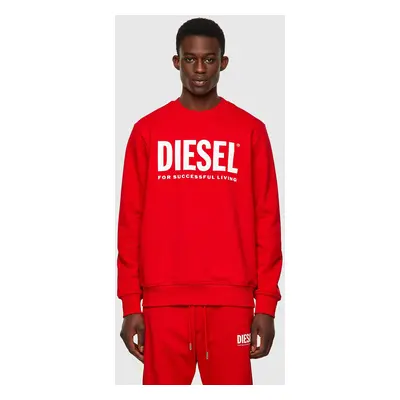 Diesel Sweatshirt - SGIRKECOLOGO SWEATSHIRT red