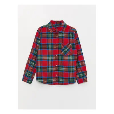 LC Waikiki Plaid Long Sleeve Boy's Shirt