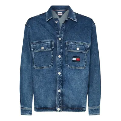 Tommy Jeans Jacket - UTILITY SHIRT JACKET CF6132 blue