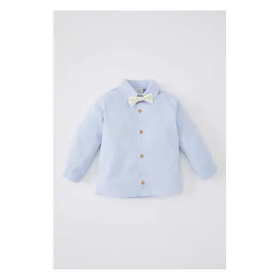 DEFACTO Baby Boy Oxford Long Sleeve Shirt Tie Piece Set