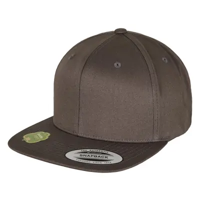 Bio bavlna Snapback tmavě šedá