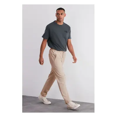 Trendyol Limited Edition Stone Regular/Normal Cut Double Leg Sweatpants