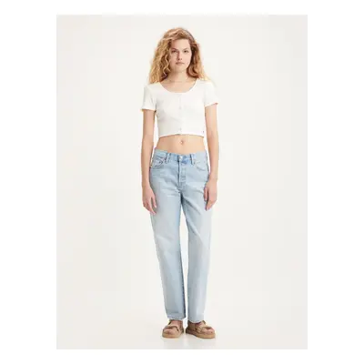 Levi&#39;s Světle modré dámské straight fit džíny Levi's® 90s - Dámské