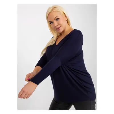 Blouse-RV-BZ-5745.18-navy blue