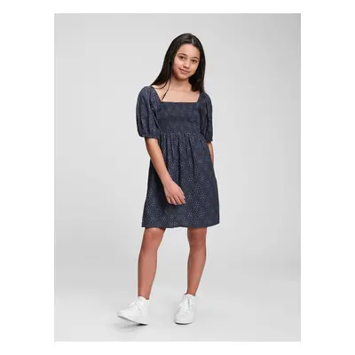 GAP Dětské šaty woven smocked dress - Holky