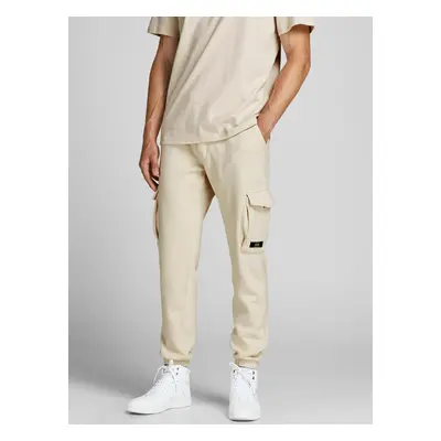 Pánské tepláky Jack & Jones Beige