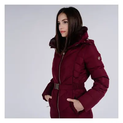 Michael Kors Jacket - Fitted Heavy Down Puffer Red