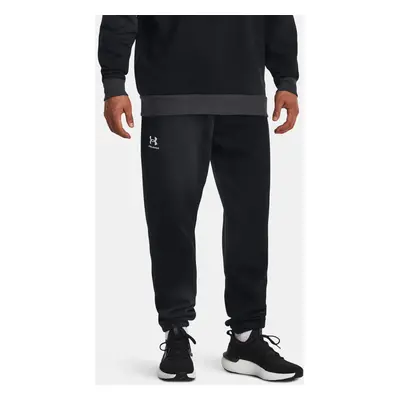 Under Armour Tepláky UA Essential Flc Novelty Jgr-BLK - Pánské