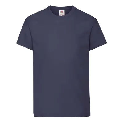 Navy T-shirt for kids Original Fruit of the Loom