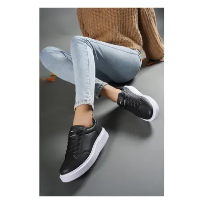 Riccon Women's Sneakers Black White